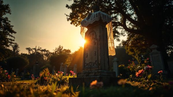 Idées contemporaines pour honorer une mémoire : décoration de tombe